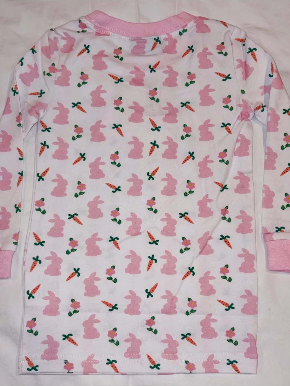 Classic Whimsy Bunny & Carrots pink pajama set sz 24 months NWT